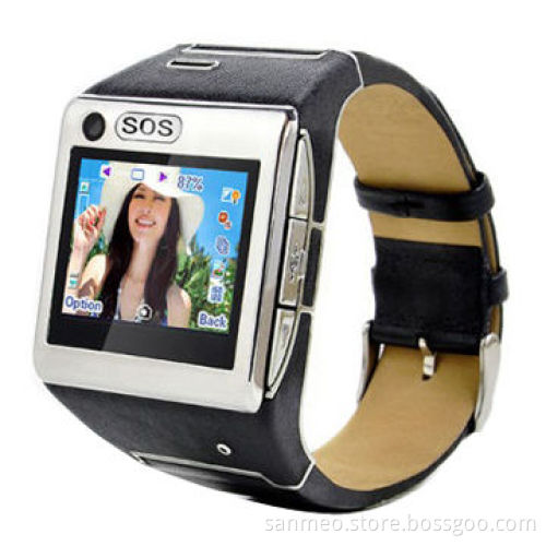 Smart GPS Watch Phone, 1.49-inch TFT LCD/GPS+GSM (Location Based Service)+SOS/Resistive Screen